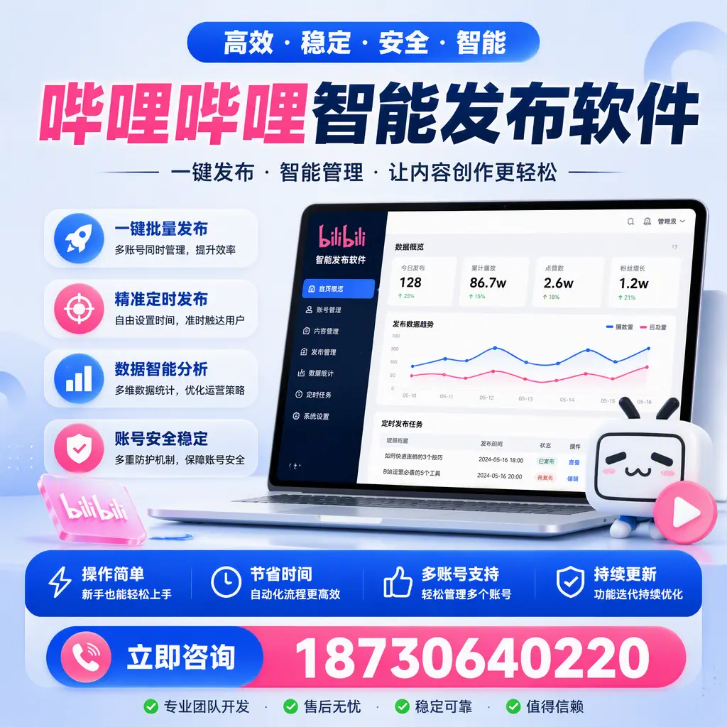 如何在 陇南 制定有效的哔哩哔哩智能发布策略